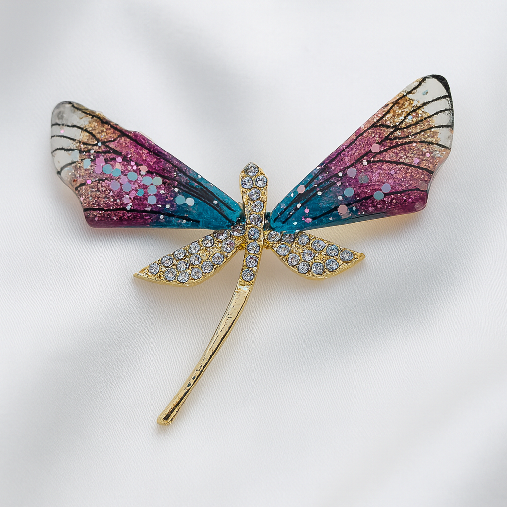 Broche Libellule éclat