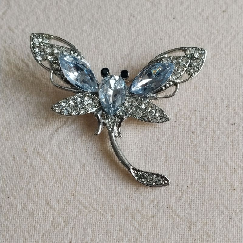 Broche Libellule Élégante tissu