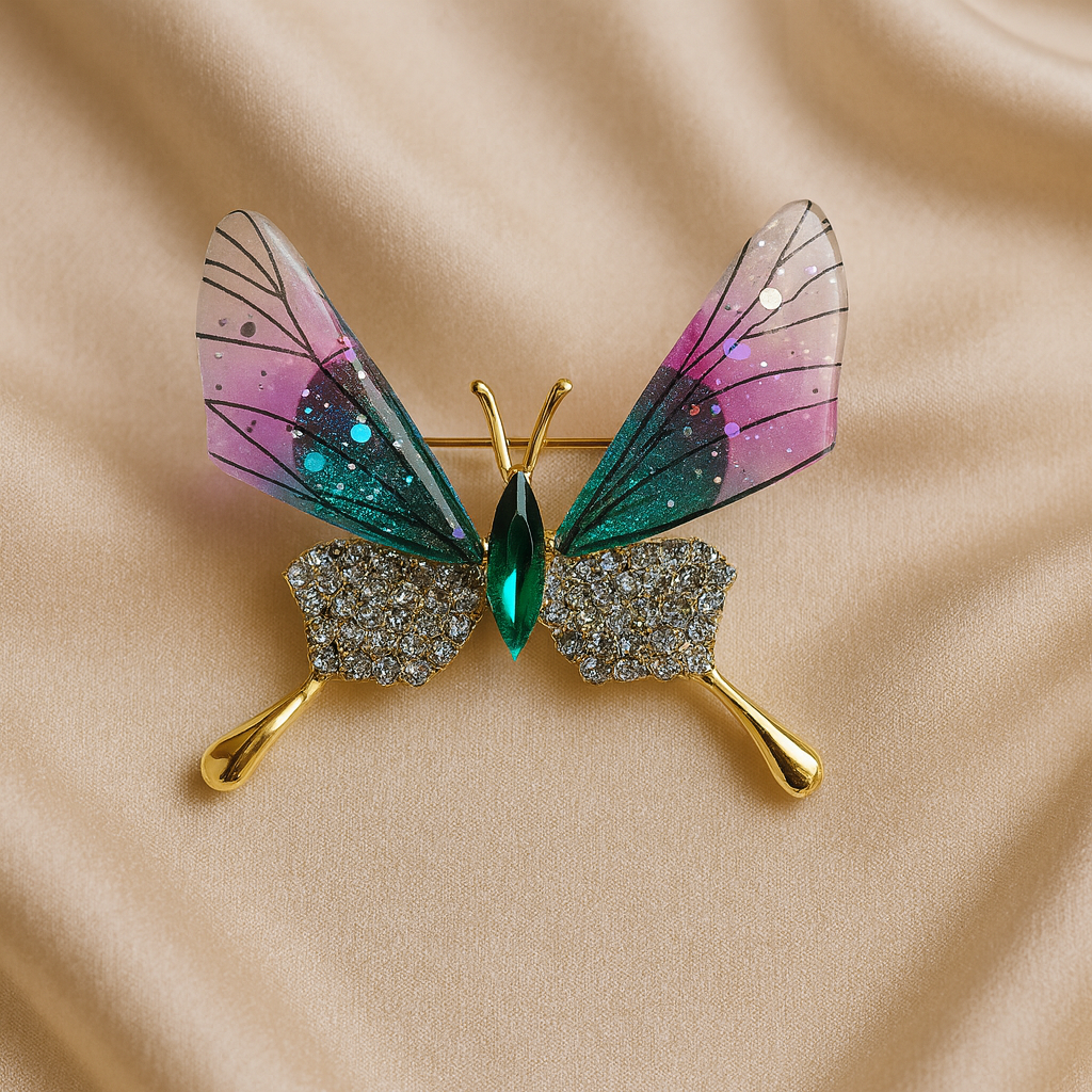 Broche Papillon Éclat