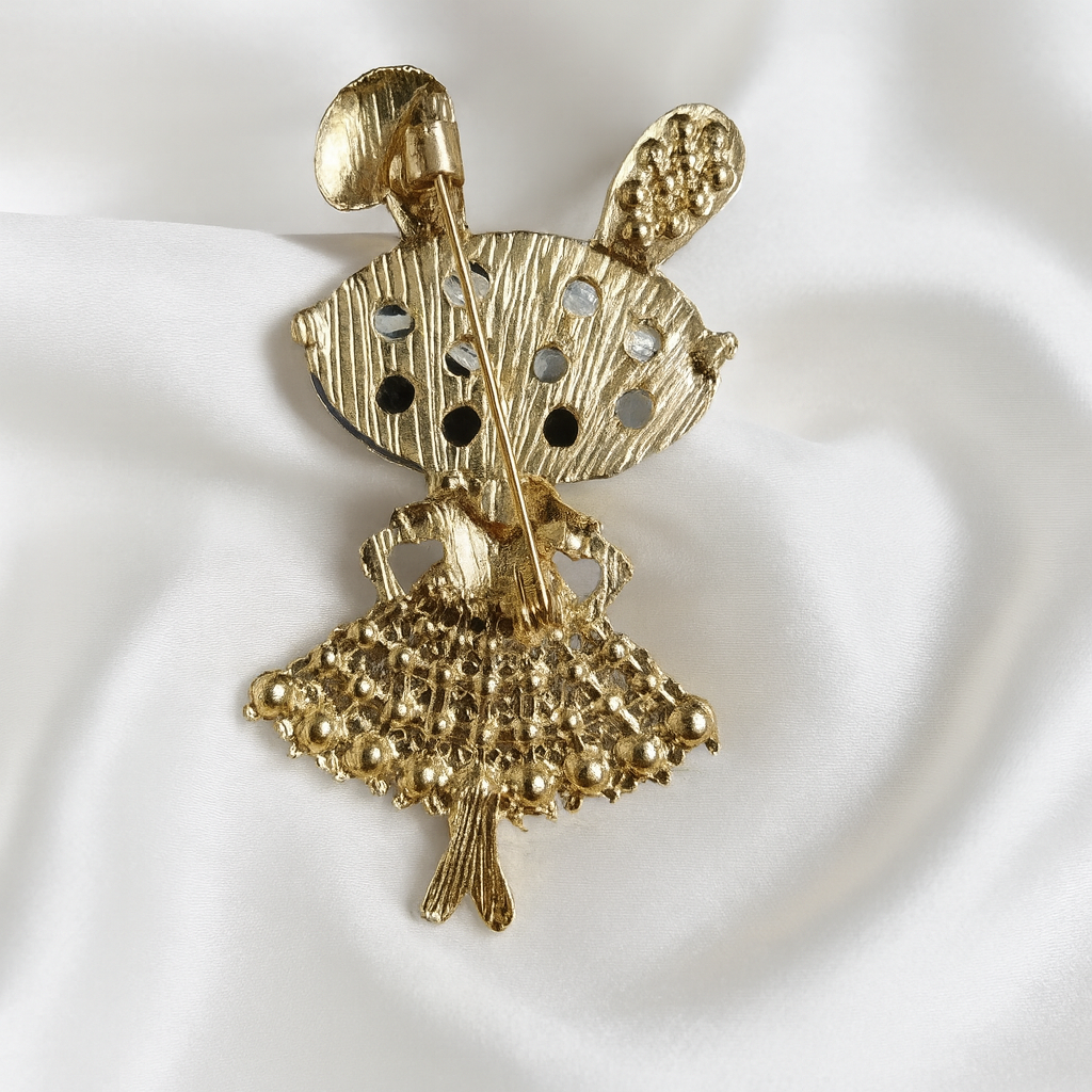 Broche Lapin Couture arrière