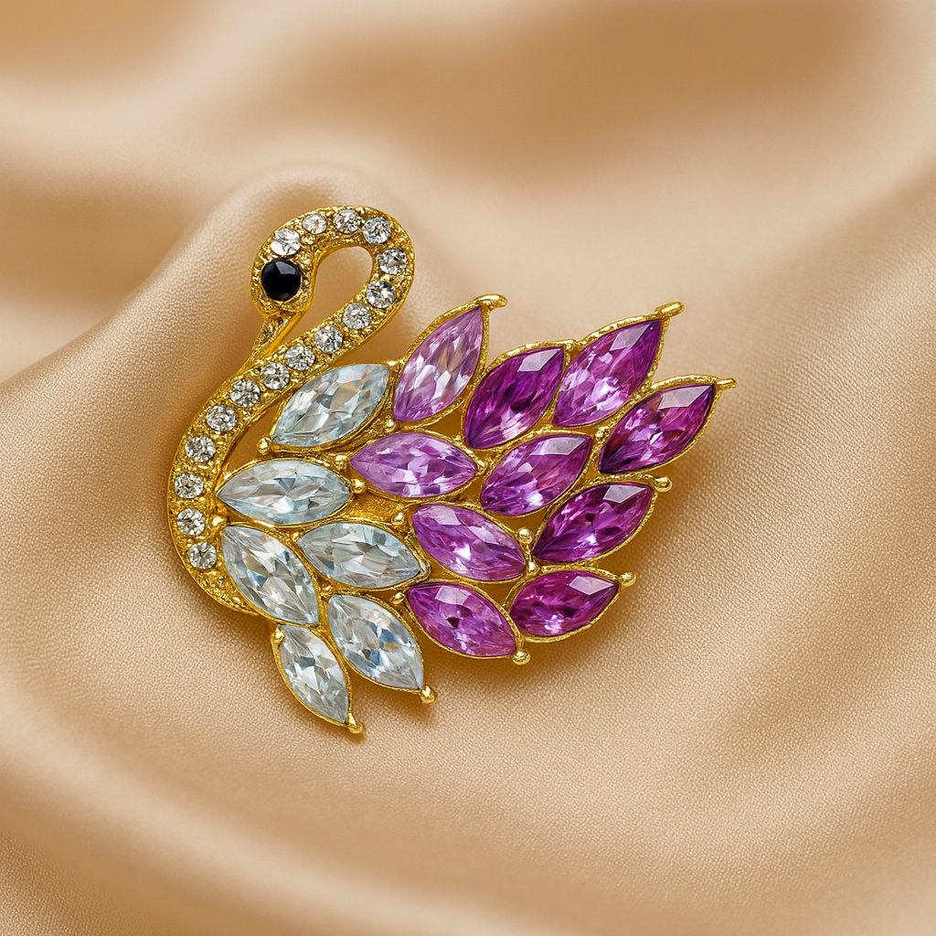 Broche Cygneau des Lacs