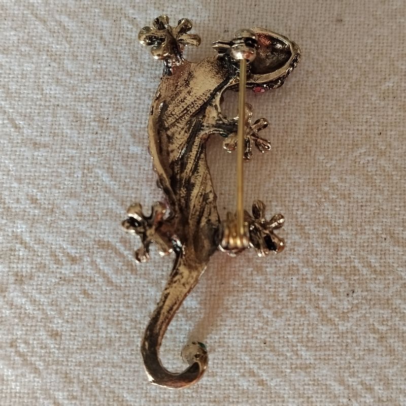 Broche Lézard d’Aurore arrière