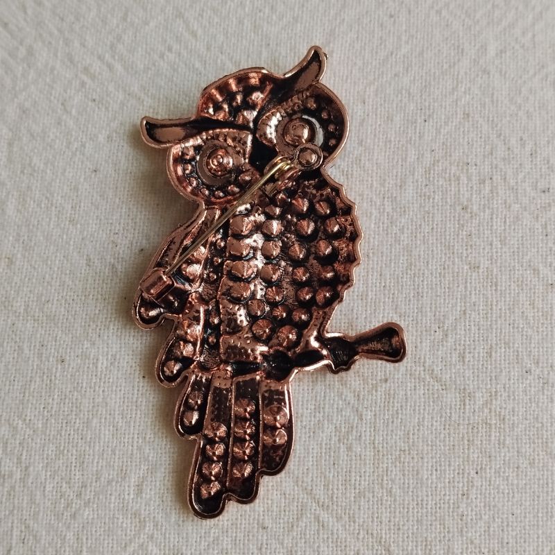 Broche Veilleur d'Aurore bleu arrière