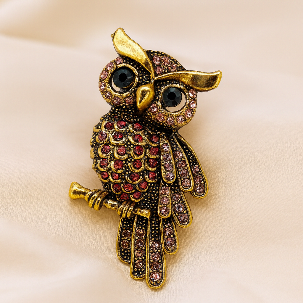 Broche Veilleur d'Aurore orange